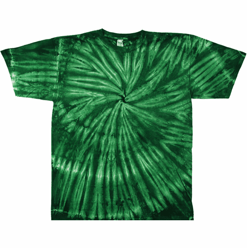 Forest Green Spiral T Shirt