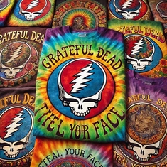Grateful Dead Tie Dye Shirts &mdash; Handcrafted & Licensed
