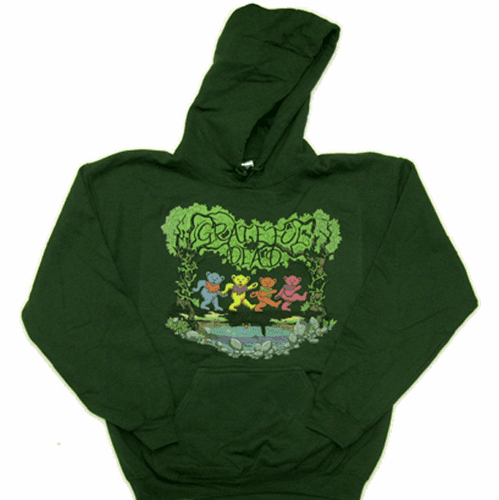 Grateful Dead Wood Bears Tie Dye Hoodies