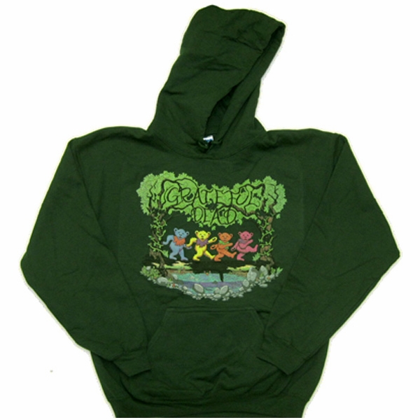 Grateful Dead Wood Bears Tie Dye Hoodies