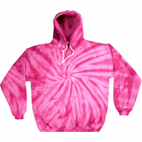 Hot Pink Hoodie - Spiral