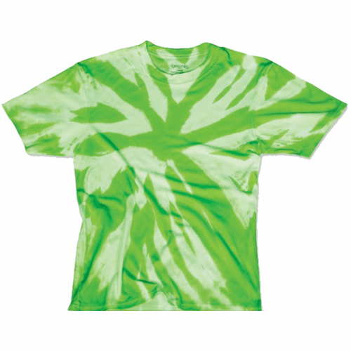 Lime Spider Dri Fit Tie Dye Shirt