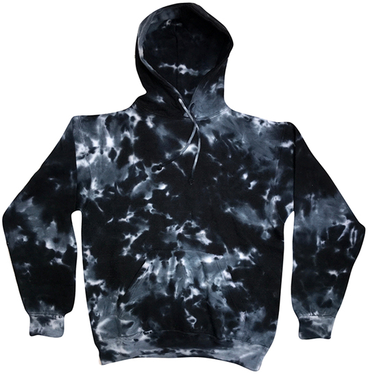 black tie dye hoodie