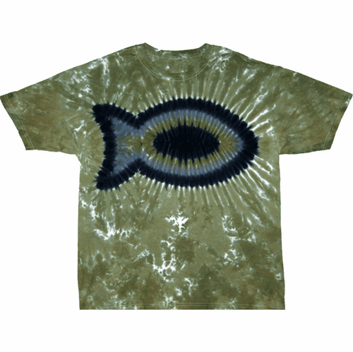 Metal Christian Fish Sign Shirt