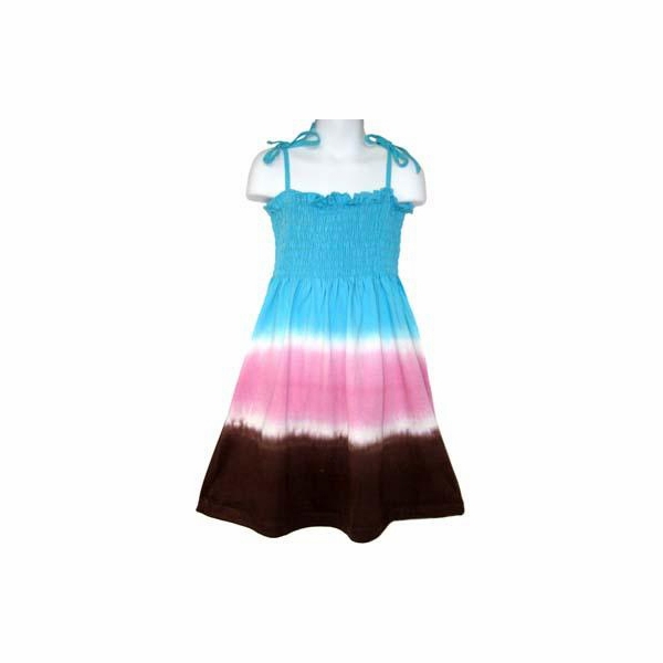 Multi-Color Smocked Sun Dress
