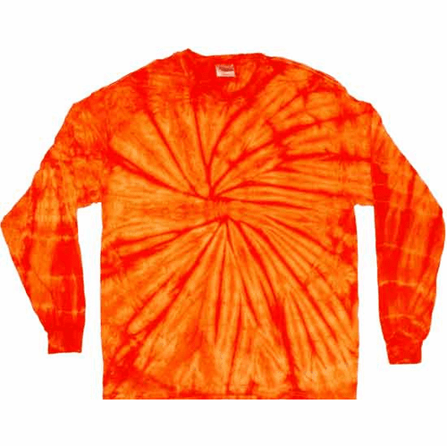 Orange Spiral Budget T Shirt