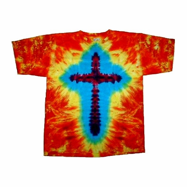 Orange Yellow Christian Cross Youth 