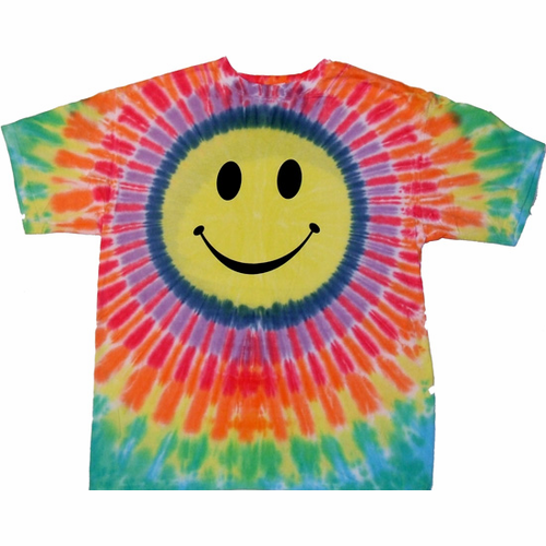 Pastel Smiley Face Shirt - Youth