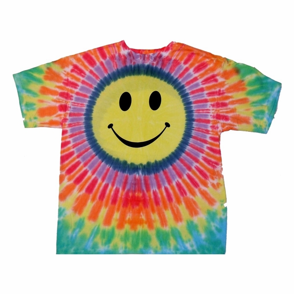 Pastel Smiley Face Shirt - Youth