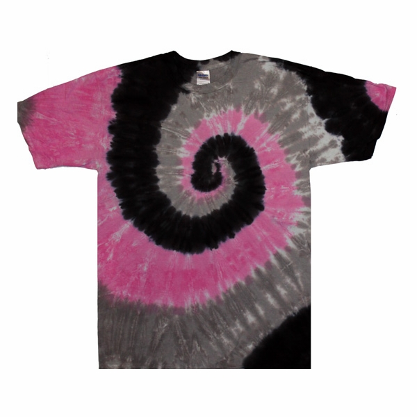 Pink and Gray Spiral Shirt