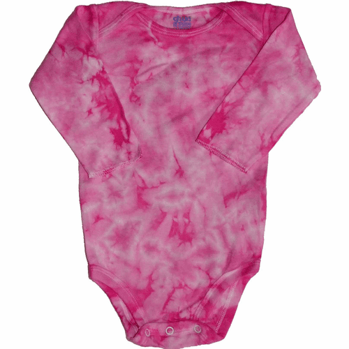 Pink Crinkle Baby Creeper