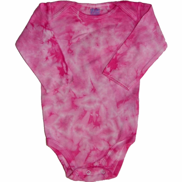 Pink Crinkle Baby Creeper