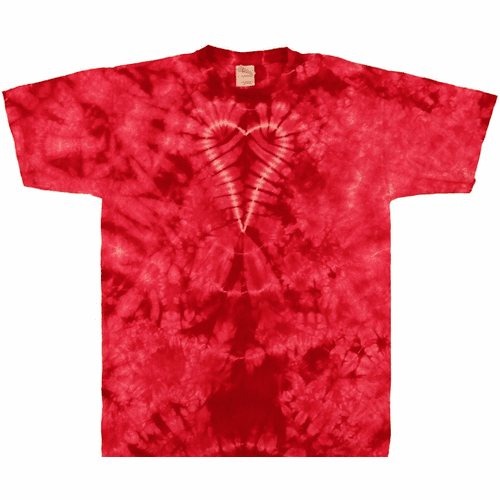 Pink Crinkle Heart Shirt