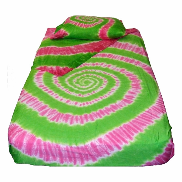 Pink Green Duvet Cover