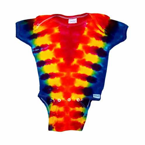 Pleated V Baby Bodysuit