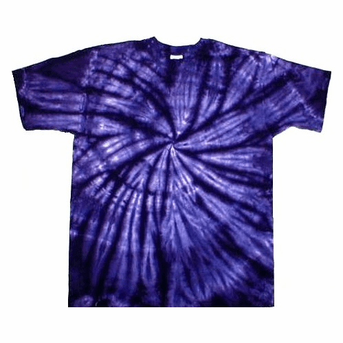 Purple Spiral T Shirt