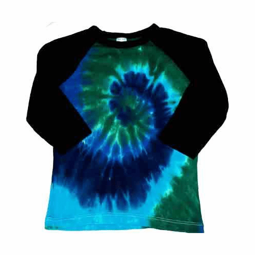 Raglan Sleeve Tie Dye Shirt