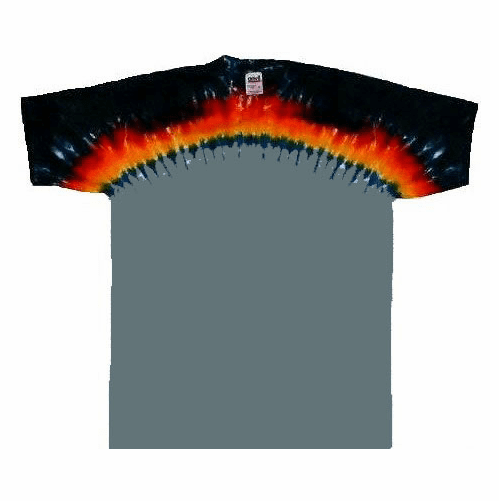 Rainbow Arc on Powder Blue T Shirt