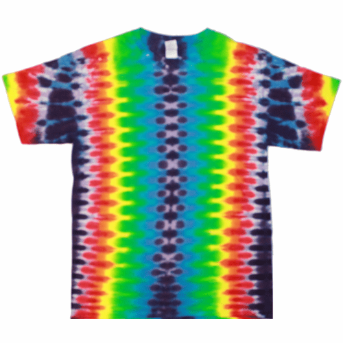 Rainbow Battery Tie Dye Shirt
