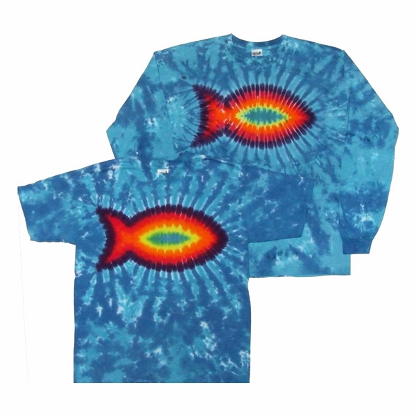 Rainbow Christian Fish Symbol Shirt
