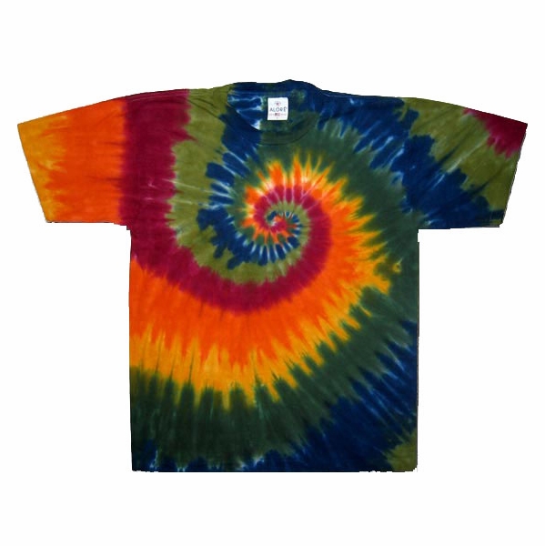 Rainbow Earth Swirl T Shirt