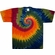 Rainbow Earth Swirl T Shirt