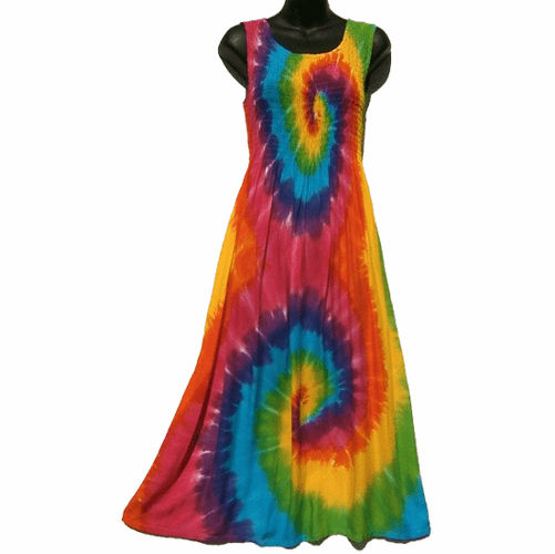 Rainbow Sarong Tank Dress