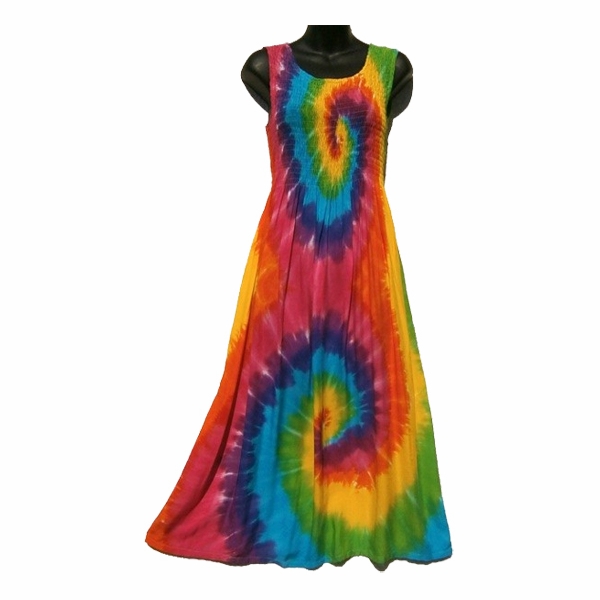 Rainbow Sarong Tank Dress