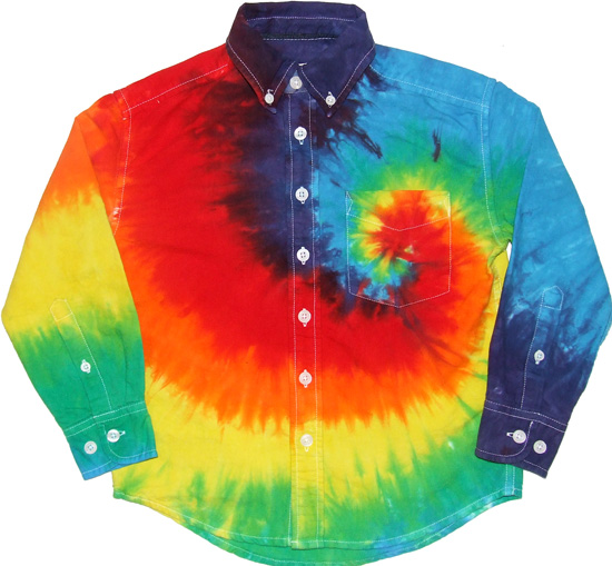 Tie Dye Dress Shirt Youth