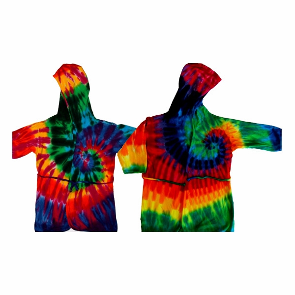 Rainbow Spiral Kids Bath Robe