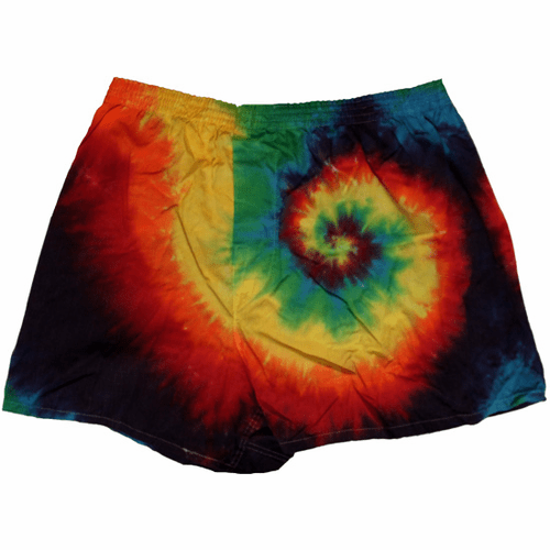 Rainbow Spiral Tie Dye Boxers