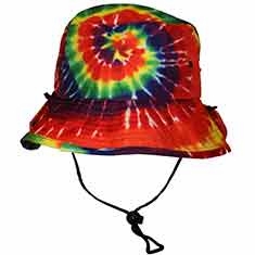Rainbow Tie Dye Bucket Hat