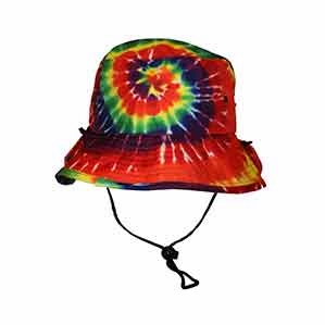 Rainbow Tie Dye Bucket Hat