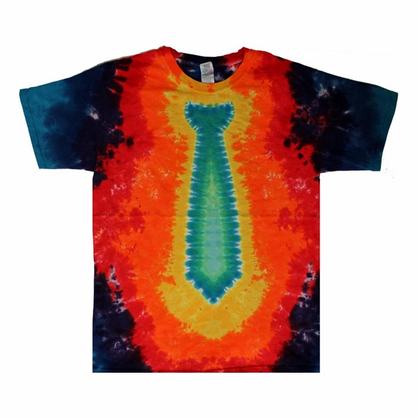 Rainbow Tie Dye Necktie Tie Dye Shirt