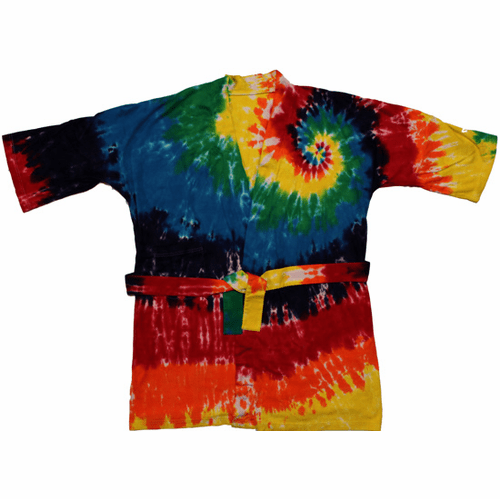 Rainbow Tie Dye Robe