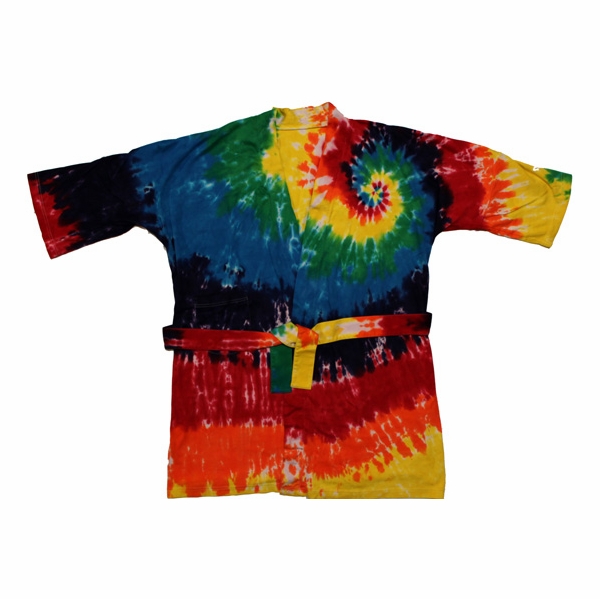Rainbow Tie Dye Robe