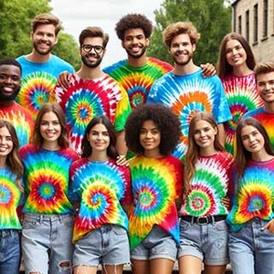 Rainbow Tie Dye Shirts