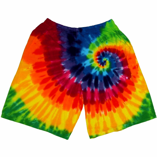 Rainbow Tie Dye Shorts