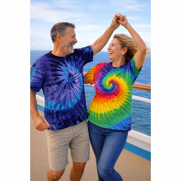 Rainbow Tie Dye Shirt — A Classic Spiral Favorite