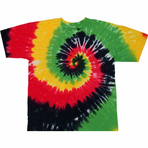 Rasta Spiral Swiirl T Shirt