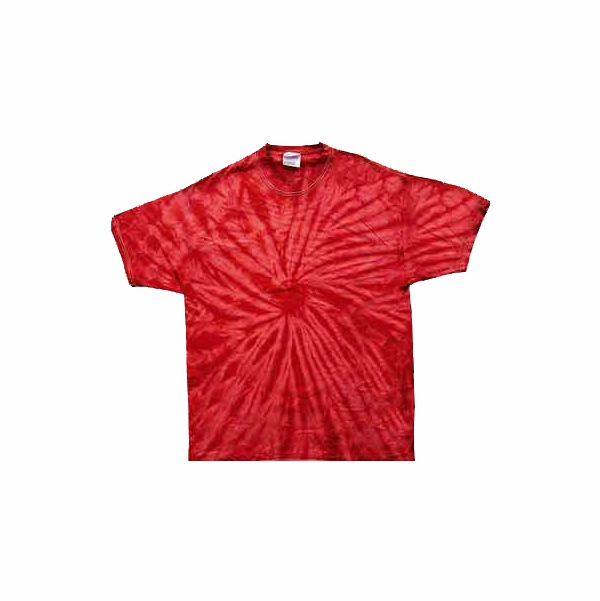 Red Spiral Budget T Shirt