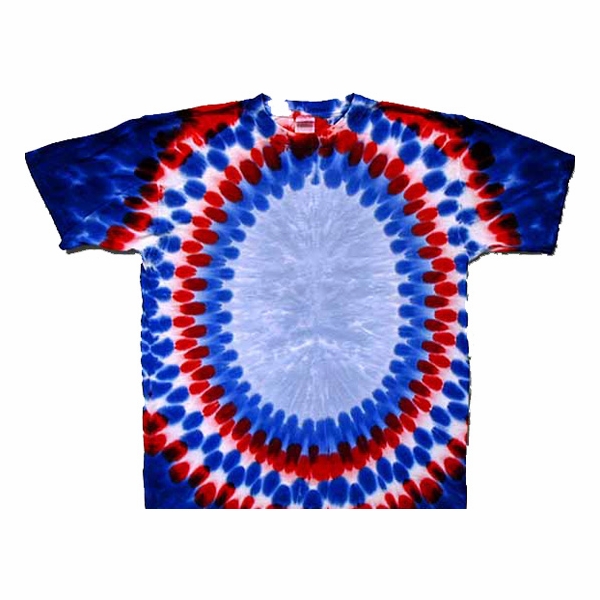 Red White and Blue Oval Shirt