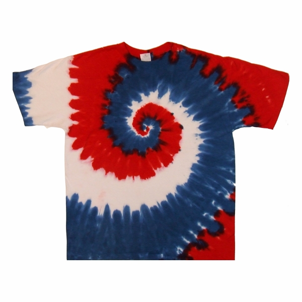 Red White And Blue Tie Dye
