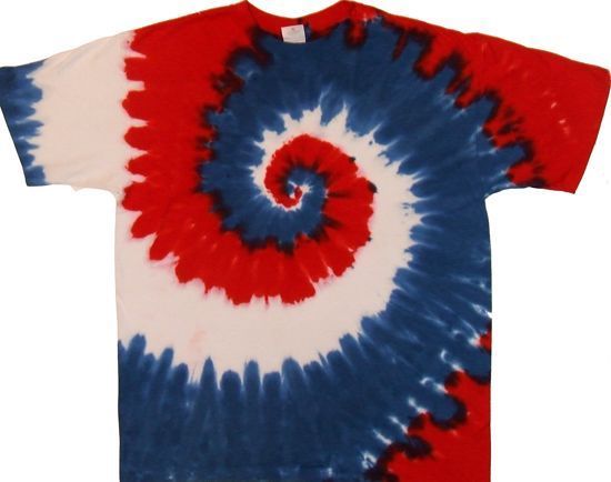 red white blue tie dye dress Red White and Blue Tie Dye Dress