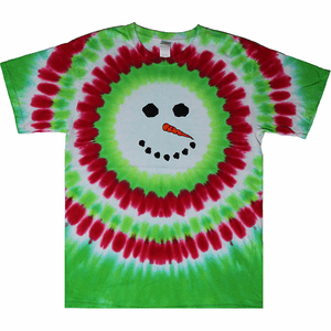 Snowman Tie Dye Shirt