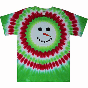 Snowman Tie Dye Shirt