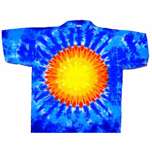 Sunburst Tie Dye T Shirt