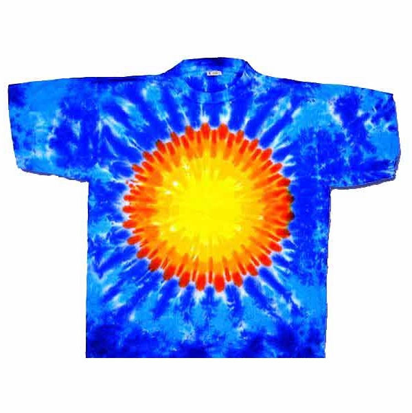 Sunburst Tie Dye T Shirt