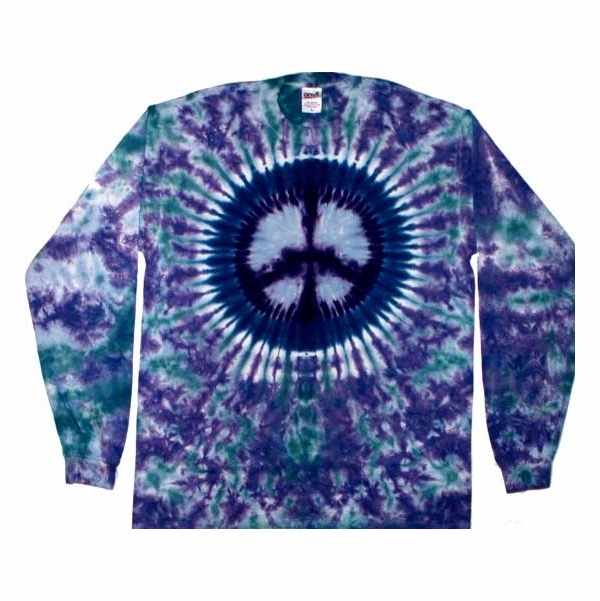 Teal/Lavender Peace Long Sleeve