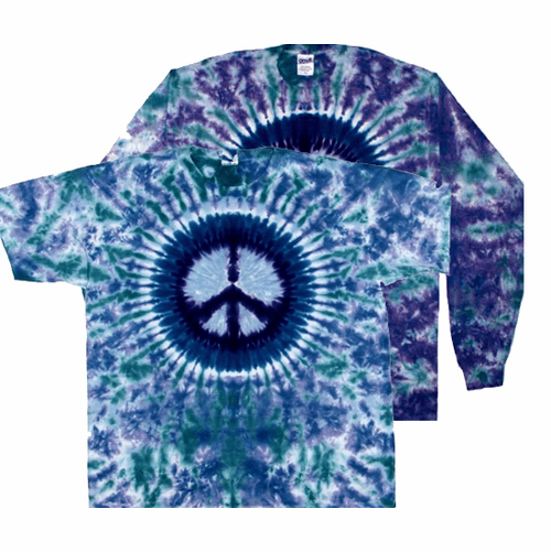 Teal Lavender Peace Sign - Youth